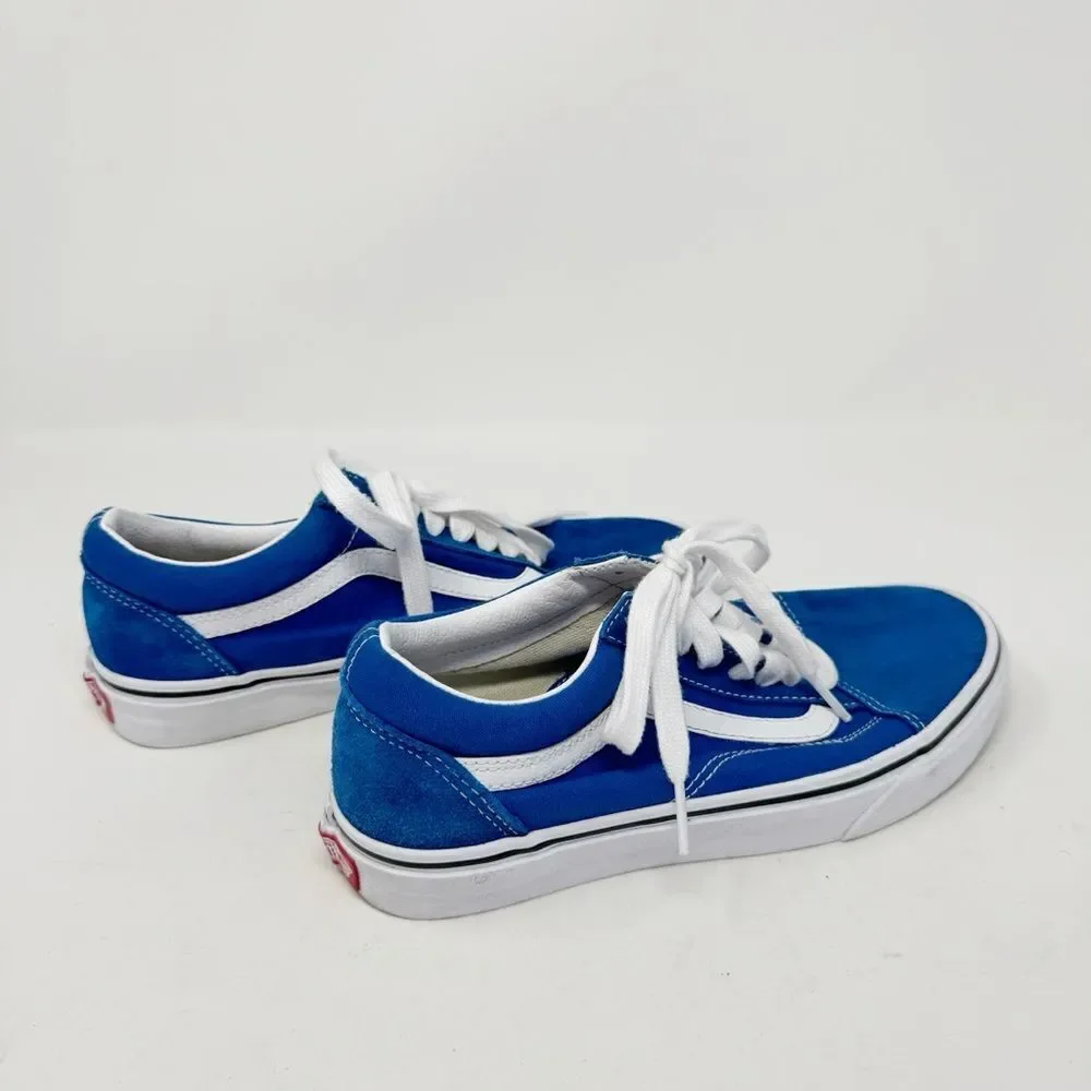 VANS | Blue & White Low Top Lace Up Sneakers Men’s Size 6.5 or Women’s Size 8